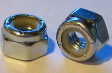 3/8" 10-24 Nylon Insert Hex Lock Nuts Grade 2 Zinc Plated Steel Qty 1000 locking