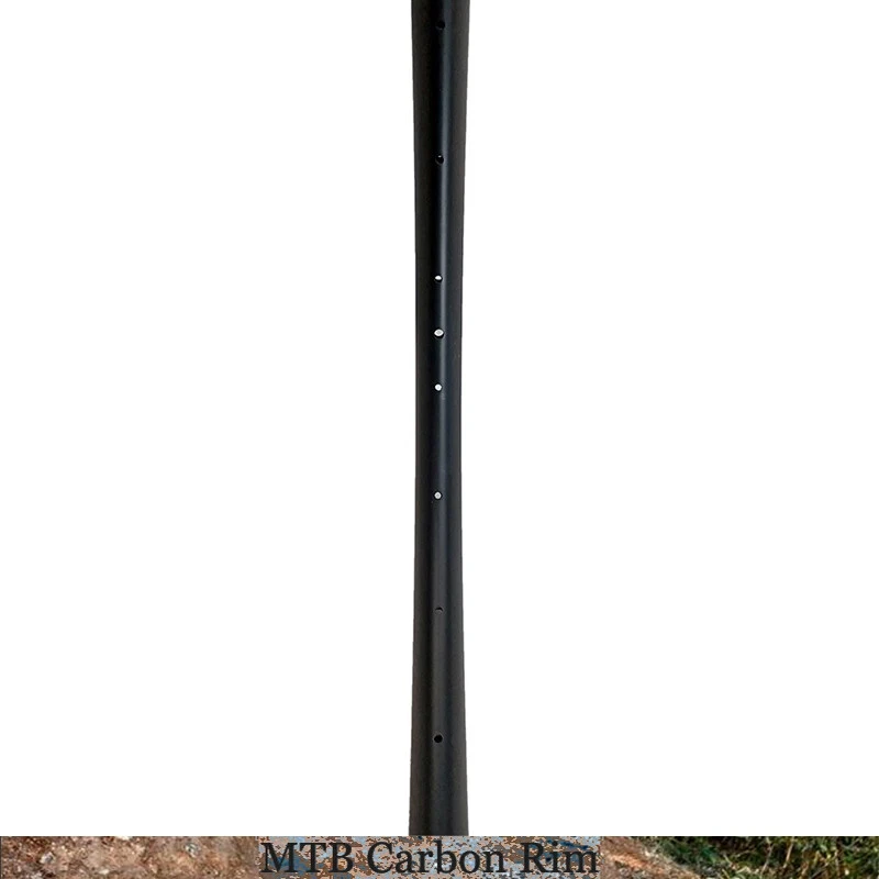 29er MTB XC AM 30/34/36/40X30mm Carbon Rims Clincher Tubeless 24 28 32 36 Hole - Image 3 of 4