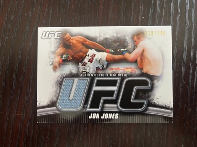 2010 Topps Jon Jones Topps Fight Mat Relic 279/288