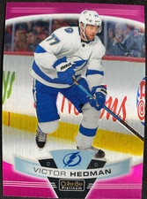2019-20 O-Pee-Chee Platinum Matte Pink #93 Victor Hedman Tampa Bay Lightning