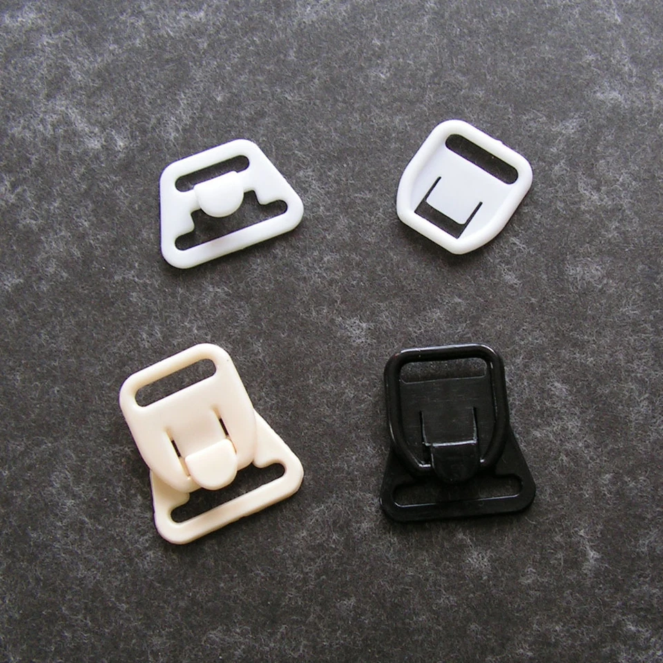 Still BH Clip Verschluss Clips Verschlüsse schwarz weiß beige