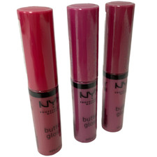 NYX Lip Gloss Butter Gloss Silky Smooth In Three Shades Of Pink New Sealed Pkg