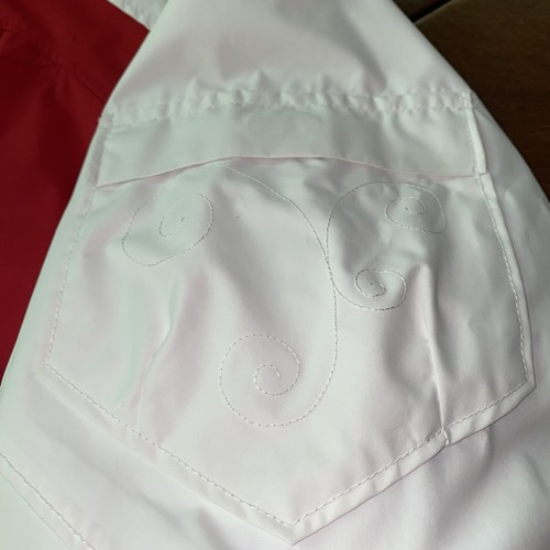 Chaqueta de esquí Columbia Omni-Tech para mujer talla grande roja y blanca - solo capa exterior - Imagen 18 de 24