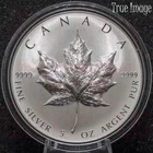 2022 Canadian Silver Maple Leaf 1 oz — photo from another recent sale