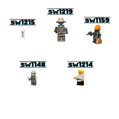 LEGO Star Wars  Justifier 75323 Figuren Auswahl NEU sw1219, sw1214, sw1215, 1159