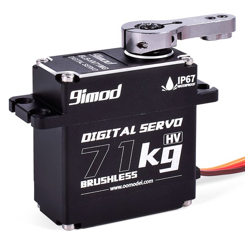 High Torque Servo 70KG 71KG HV Brushless Metallgetriebe für 1/8 1/10 RC Car Boat - Bild 12 von 16