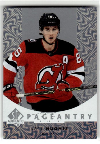 2022-23 SP Authentic #P-18 Jack Hughes Pageantry