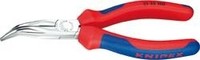 Knipex Flachrundzange Mit Schneide Radiozange 160Mm Verchromt 25 25 160