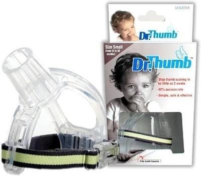 Dr. Thumb Adjustable - Stop Thumb Sucking Habit - Comfort Aid Small 12-36 month