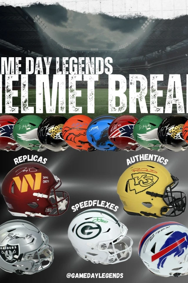 🔥 FULL -SIZE FIRE!!! NFL HELMET BREAKS w/Dathan! 🔥