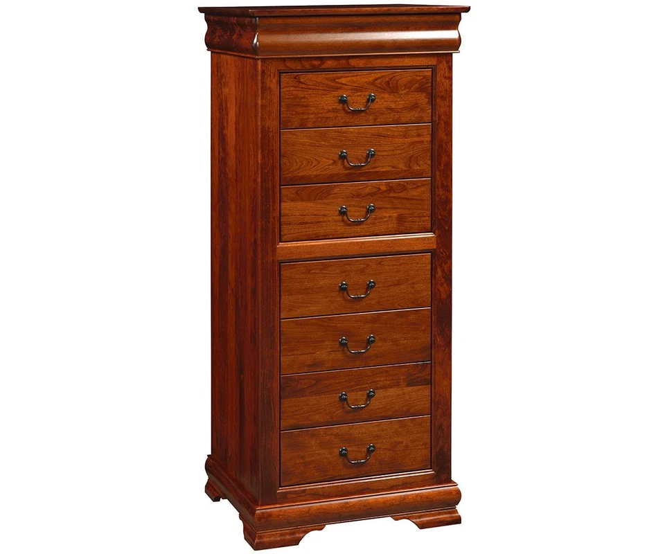 Juego de dormitorio trineo tradicional Amish de 5 piezas de madera maciza hecho en América Foto 4 de 4