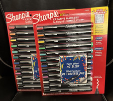 Lot of 2 -Sharpie Creative Markers, Medium Bullet Tip, Assorted Colors, 12/Pack