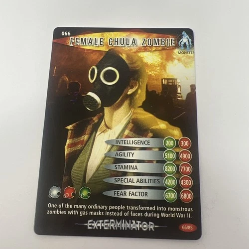 Dr Who Battles in Time TEST SET 66 Female Chula Zombie 066/085