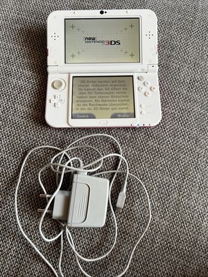 New Nintendo 3DS XL Konsole in Pink /Weiss Handheld-Spielkonsole | Gebraucht 