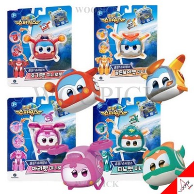 Super Wings Mini Transformer Roboter SUPER PET Figur Spielzeug-Hogi, Ari,...