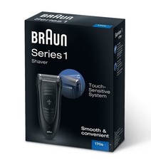 Braun Series 1 170s Rasierer schwarz mit Netz...