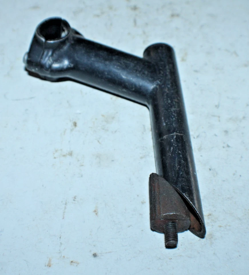 Vintage 1" Quill Bike Stem Black 90mm 27º Rise 25.4mm Steel MTB Hybrid Ships USA - Image 2 of 4