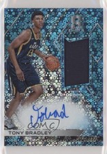 2017-18 Panini Spectra Rookie Jersey Neon Blue Prizm 10/99 Tony Bradley Auto 5w7