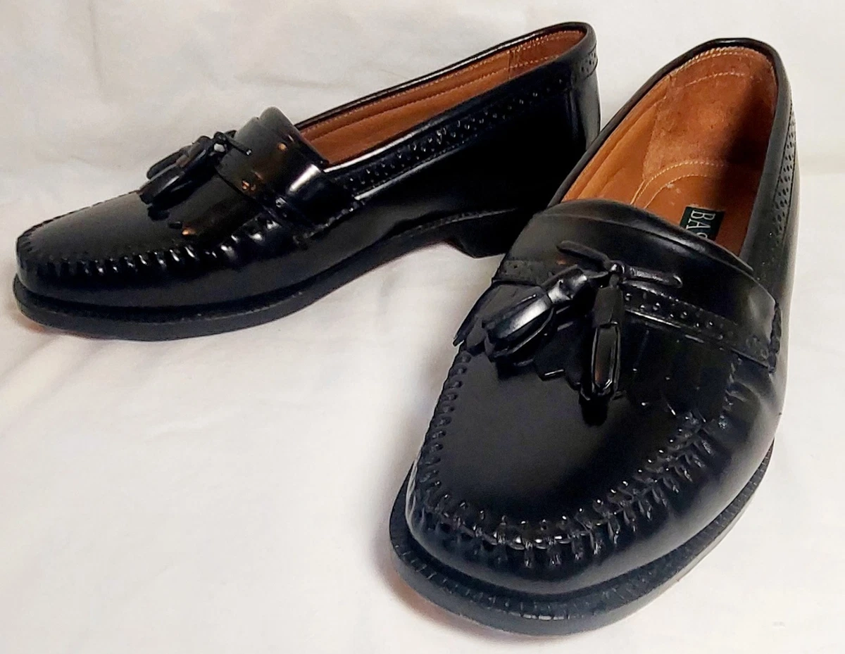 G.H. Bass Weejuns Jeremy Black Patent Tassel Loafers MJ Style Kiltie Preppy 9D weejuns mens loafers | eBay main image 3