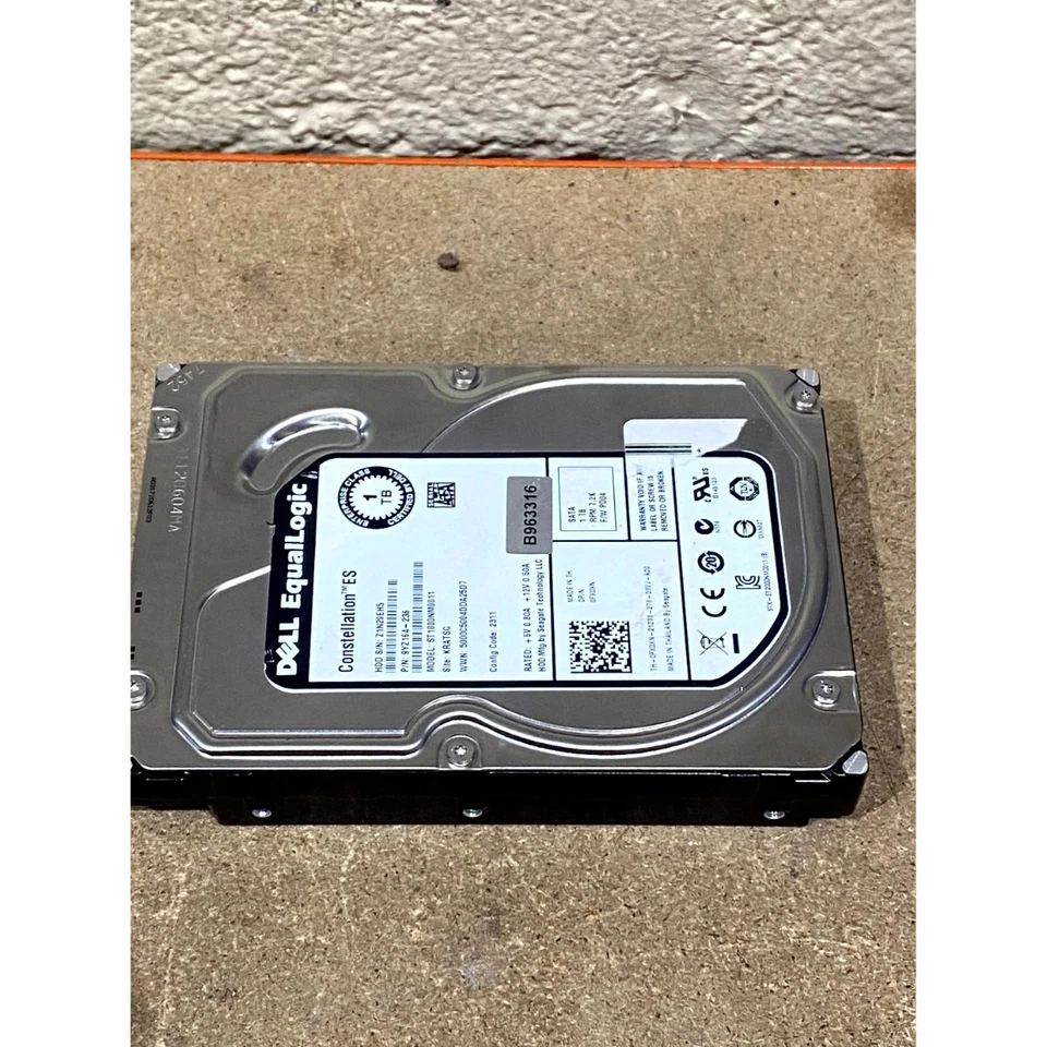 Dell EqualLogic Constellation ES ST1000NM0011 3.5" PC Hard Drive Silver 1TB SATA - Image 3 of 4