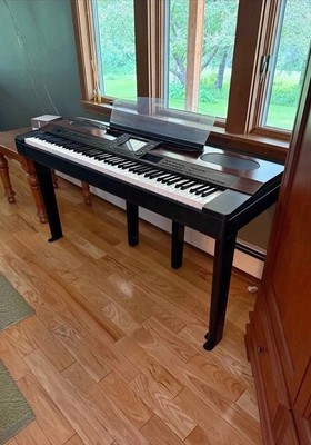 Yamaha PF-1000 Digital Piano With Foot Pedal And Bench | eBay