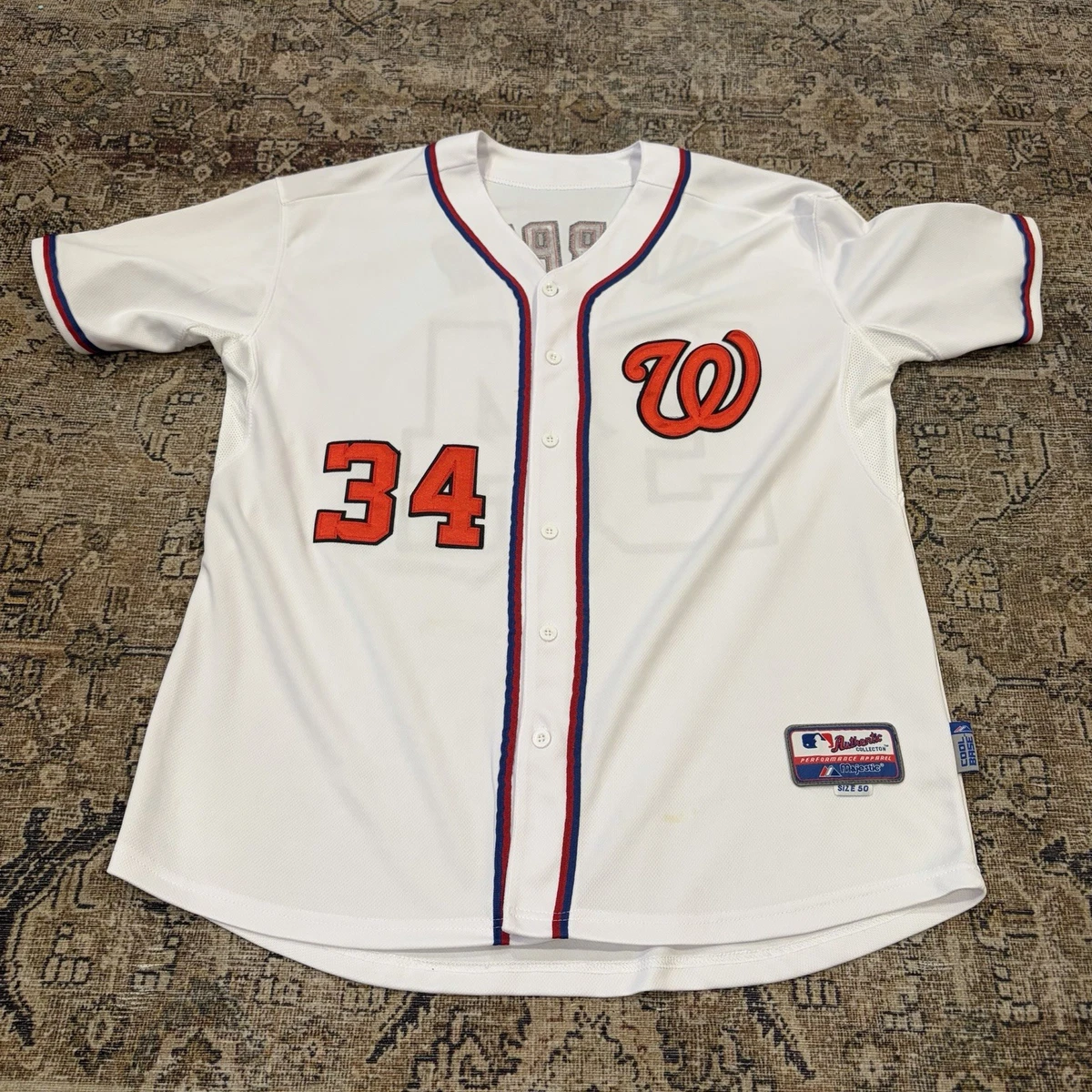 【希少】Majestic ナショナルズ ハーパー 34 ベースボールシャツ M Majestic Men Bryce Harper MLB Jerseys for sale | eBay