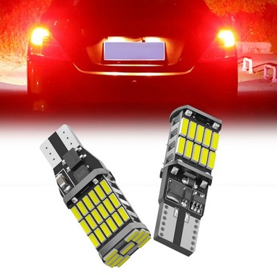 Super Bright Red LED Bulb For Car Backup Reverse Light 912 921 T15 W16W