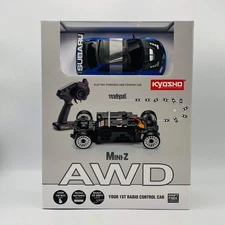 KYOSHO MINI-Z AWD SUBARU IMPREZA with Aero kit CFRP hood Metallic Blue 32653BL