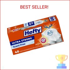 Hefty Ultra Strong 13 Gallon Trash Bags, Tall Kitchen Trash Bags 13 Gallon Size,