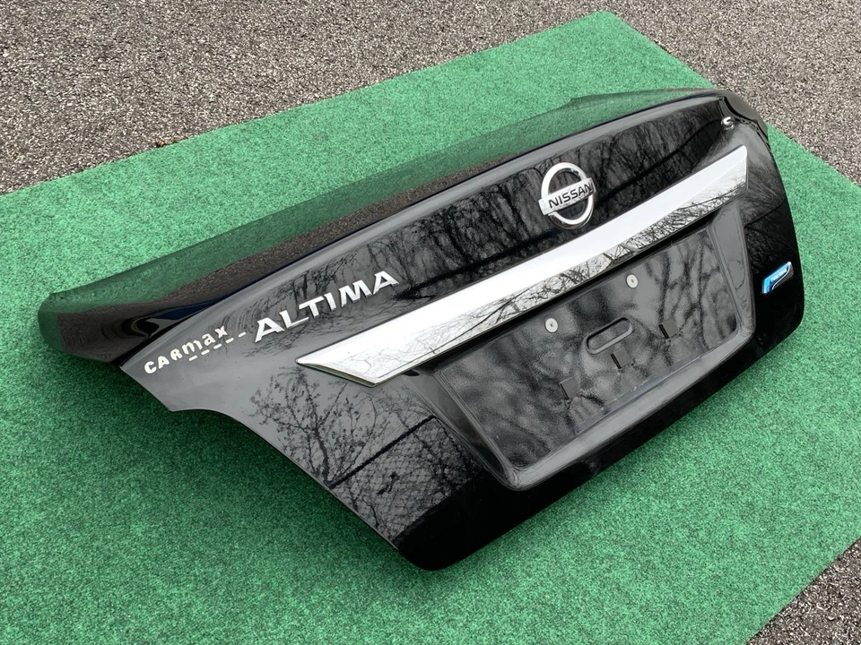 2013-2015 Nissan Altima OEM Rear Trunk Lid w/ Latch Black KH3  (Pick Up Only) - Image 2 of 4