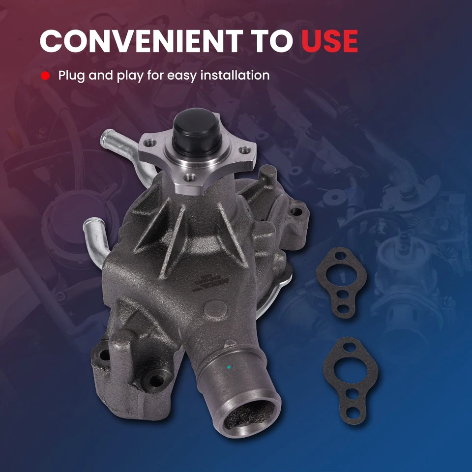 Водяной насос для двигателя Chevrolet GMC Isuzu Oldsmobile V6 4,3 л 130-1820 - Изображение 4 из 4