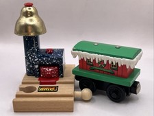 Brio Polar Express Train ARRIVAL BELL TRACK PIECE 32501  THOMAS WINTER CABOOSE