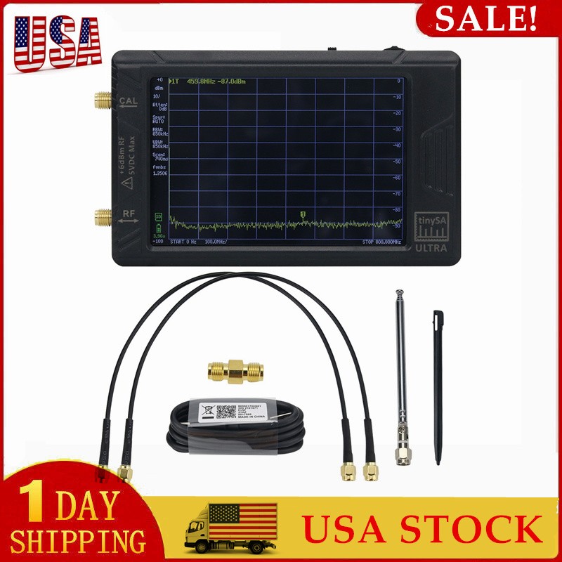 ULTRA 100k-5.3GHz RF Signal Generator Handheld Spectrum Analyzer for tinySA USA