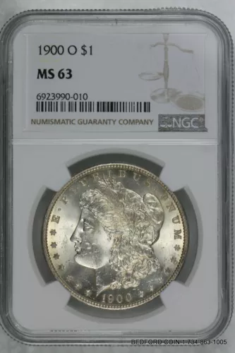 NGC MS63 1900-O MORGAN SILVER DOLLAR $1  (BC010)