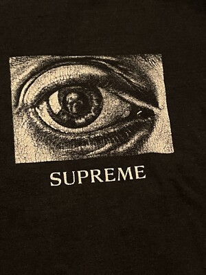 Supreme シュプリーム 17SS M.C. Escher Eye Tee Supreme MC Escher Eye Long Sleeve Tee Black Size L T-Shirt