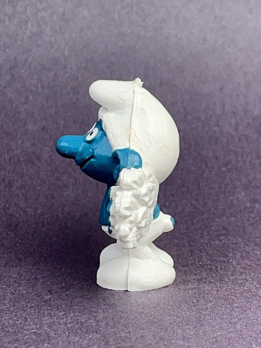 Flying Angel Smurf (20071) Wings Open Smurf Bully 1970s Rare