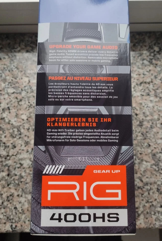 NACON CUFFIA RIG 400HS PS4/PS5/PC GAMING HEADSET NUOVO ULTRALEGGERO JACK 3.5mm - Immagine 4 di 4