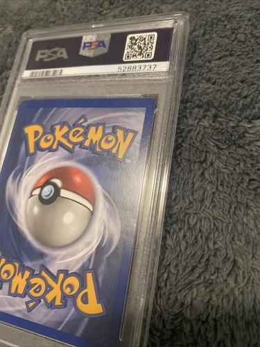 Pokemon TCG Hitmonchan Base Set 2 - 8/130 Holo Rare - PSA 8 NM MINT! - Picture 3 of 4