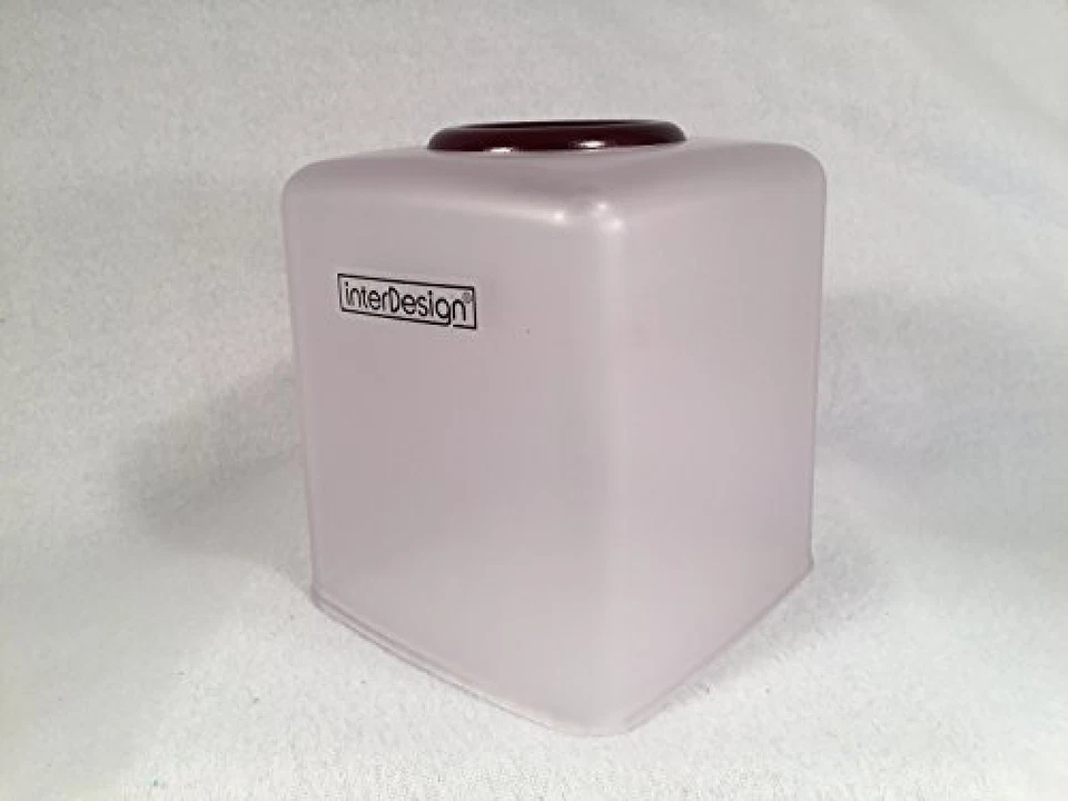 Funda caja boutique pañuelo de baño translúcido transparente espresso esmerilado Foto 3 de 3