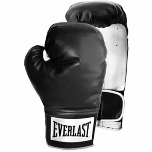 Everlast Elite Protex2 Protex 2 Vinyl Gloves Black 14oz PR