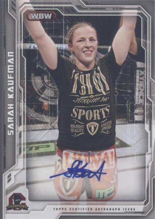 2014 Topps UFC Champions - Sarah Kaufman #CFA-SK - 1 of 1