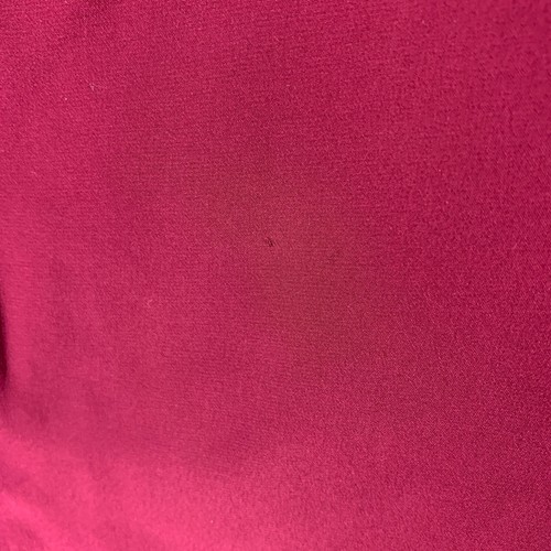 Abito donna vintage Adrianna Papell 10 (XL) rosso 100% seta tubino ginocchio a matita - Foto 15 di 18