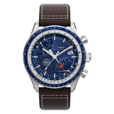 Timex x Pan Am Fly Back Chronograph Aviation Special Edition Watch TW2W97200