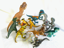 Jurassic Park World Dinosaur Action Figure Lot of 13 T-Rex Bashers Biters