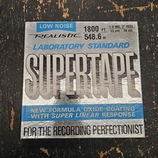 New shrinkwrapped Realistic Supertape 1800FT  Rec. Tape 7" Reel to Reel