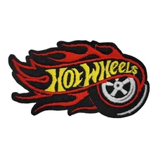 Hot Wheels Logo Vintage Style Retro Iron on Patch Kid Diecast Car Fashion
