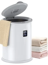 WXKNV Large Towel Warmer for Bathroom, Luxury Hot Towel Warmer with Timer, LED