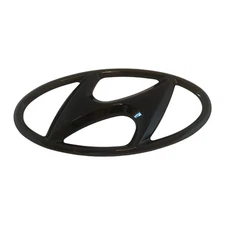 Black Hyundai Grill Emblem H Logo Badge for Sonata 2009 2010 2011 2012 2013