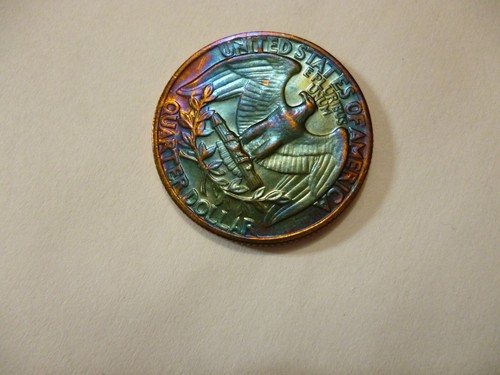 1970 p quarter uncirculated toned - Picture 13 of 16