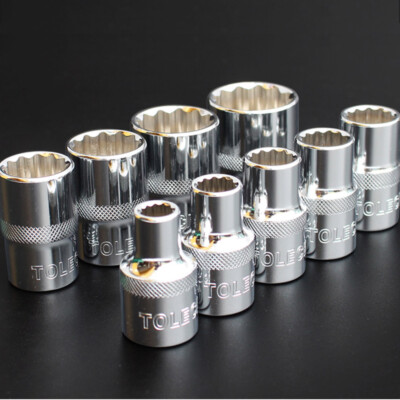 TEKTON 1/2" Antrieb Stecknuss 22 Mm 12-kant - Für Enge Räume, Mit Verriegelungsnut